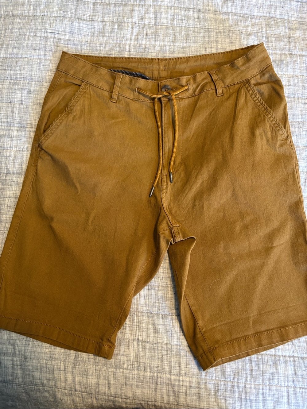 Men's Livergy Casual Drawstring Shorts in Brown